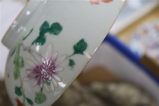 Chinese porcelain bowls and 2 plates